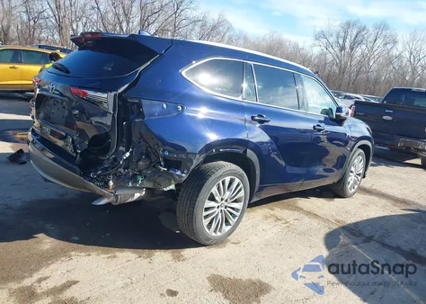 2021 Toyota Highlander Platinum из США, поврежденный, VIN 5TDFZRBH0MS071063